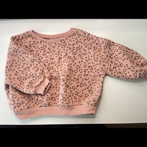 Leopard/ Cheetah Print Baby Zara Sweatshirt